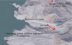 2023 Lake Mead South Cove map